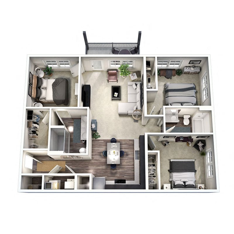 3 bedroom apartment for rent