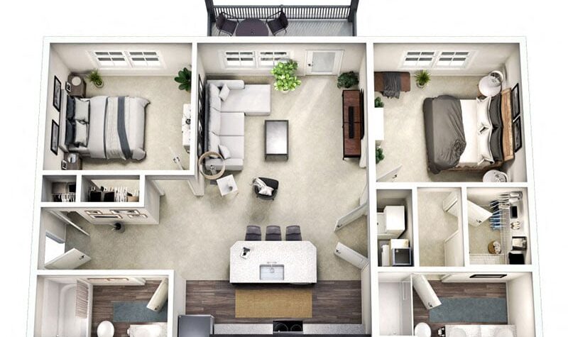 2 bedroom apartment for rent